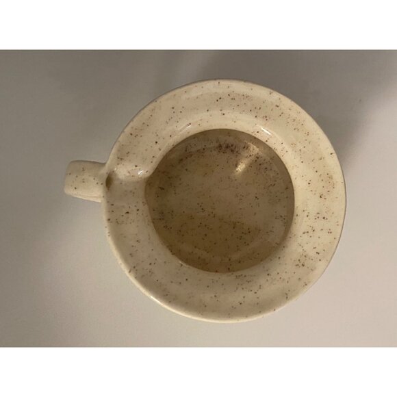 Vintage Stoneware Handled Child' s Camber‎ Pot with Geese Motif - Picture 3 of 16